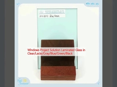 Windows Project Solution Laminated Glass in Clear/Lacte/Gray/Blue/Green/Black