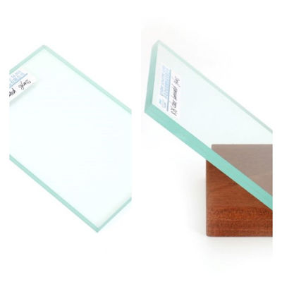 5+5mm Impact Resistant Laminated Glass For Window / Door / Curtain Wall