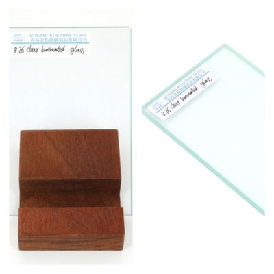 Soundproof 5mm + 5mm Laminated Glass Sound Insulation A Grade For Window / Door