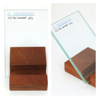 5+5mm A Grade Clear Impact Resistant Laminated Glass 915X2140 2140X3300 2760X3300