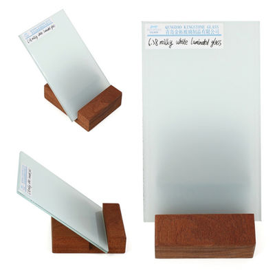 Structural Architectural Laminated Glass Milky White For Balustrade Canopy