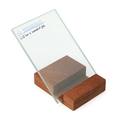 6.58mm 8.76mm Low E Clear Laminated Glass For Window / Door / Curtain Wall