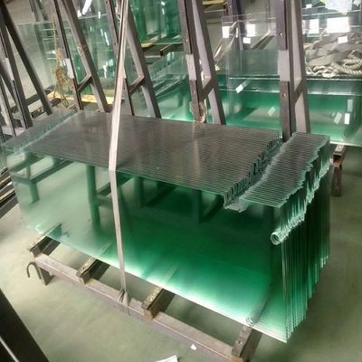 Clear Laminated Safety Tempered Glass Toughened Glass A Grade 3mm - 19mm Thickness