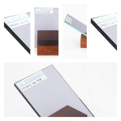 Euro Gray Security Impact Resistant Laminated Glass For Partition / Balustrade