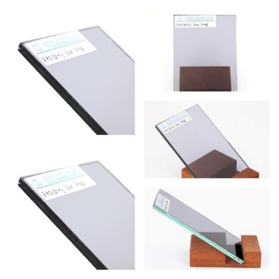 Euro Gray tinted Laminated Float Glass For Window / Door / Curtain Wall