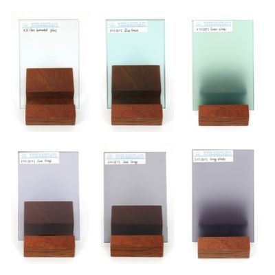 Colored 6.38mm Safety Glass Made With Float Glass And PVB High Durability