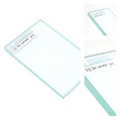 Bulletproof Hurricane Resistant Laminated Glass 8.76mm - 25.52mm Thickness
