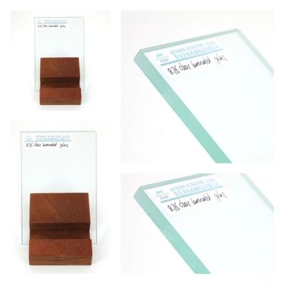 Safety Decorative Laminated Float Glass Shatter Resistant 6.38mm - 25.52mm Thickness