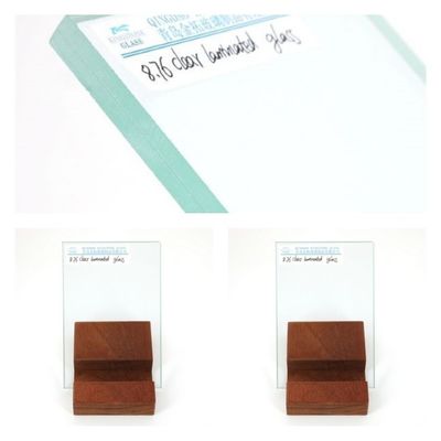 Soundproof Laminated Acoustic Window Glass 6.76mm 8.76mm 10.76mm Thickness