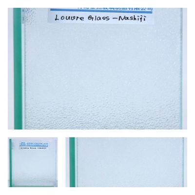 Rectangle F Green Clear Louver Glass 4mm 5mm 6mm Thickness Ventilated Glass