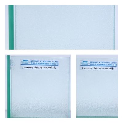 Clear / Opaque Float Louver Glass Rectangle Jalousie Window Glass Slats